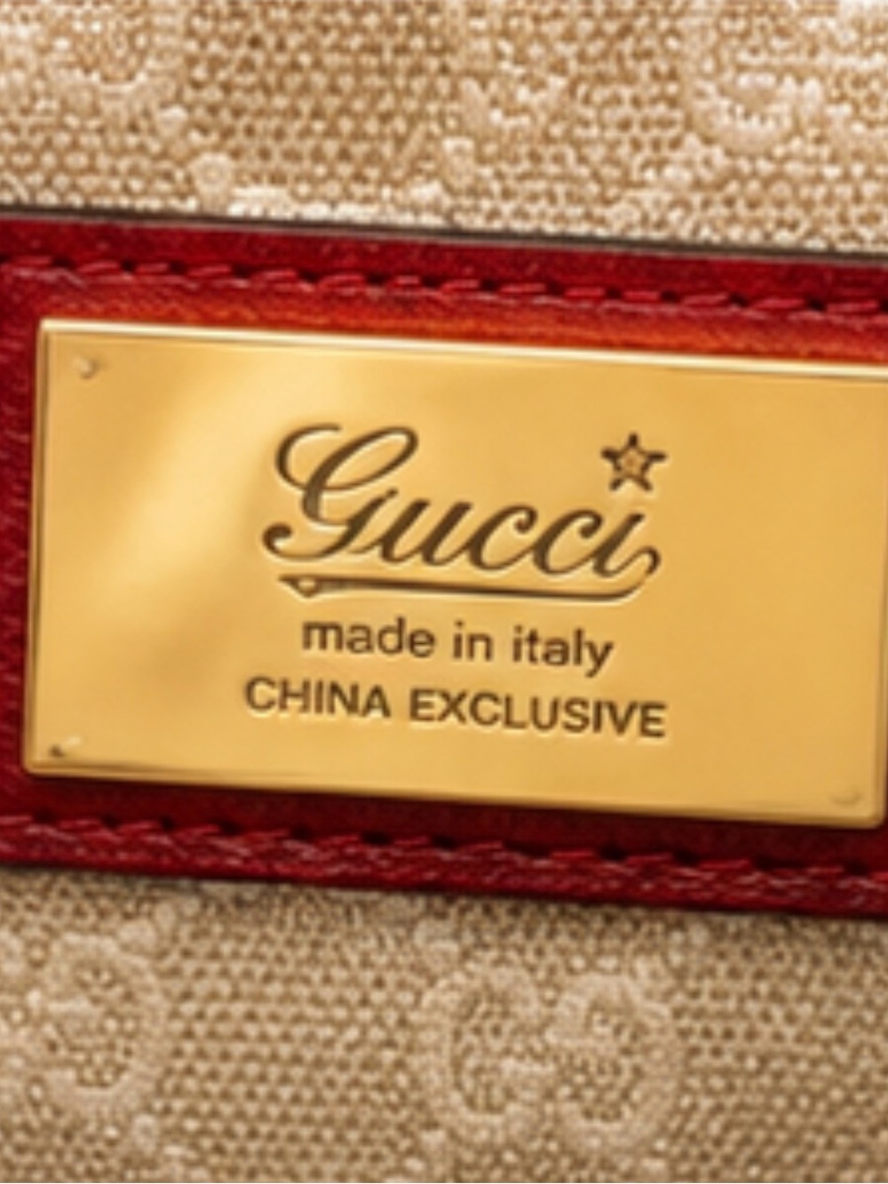 Gucci Horsebit Red Patent Leather Satchel Tote - China Exclusive Gold Hardware - Picture 7 of 7